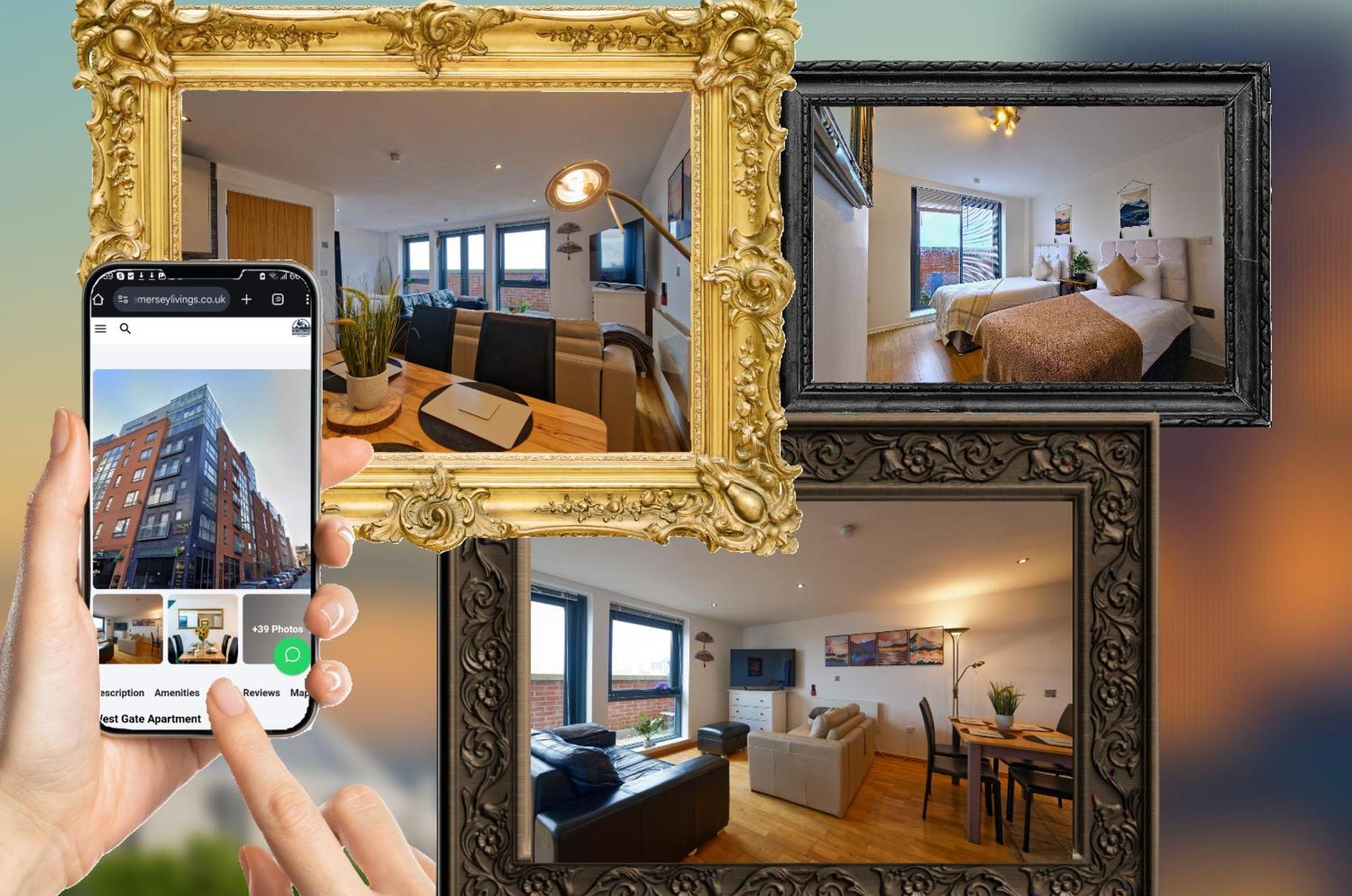 Sidemersey Livings- Convenient 1-Bedroom Flat With A View, Central ליברפול מראה חיצוני תמונה